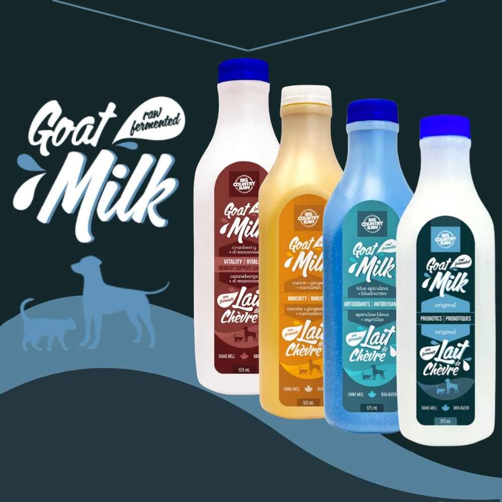 gm cover bcr, big country raw, goat milk, topper, treat, kefir