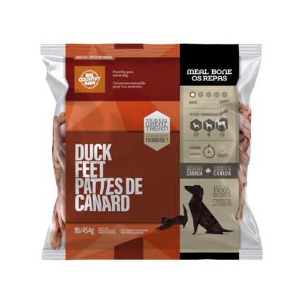DUCK FEET, BIG COUNTRY RAW, MEAL REPLACEMENT, CHEW, BONES
