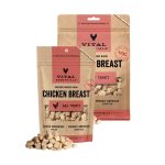 chicken breast, vital essentials, treats, freeze dried, topper