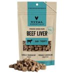 beef liver, vital essentials, treats, freeze dried, topper