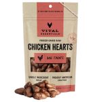 chicken hearts, vital essentials, treats, freeze dried, topper