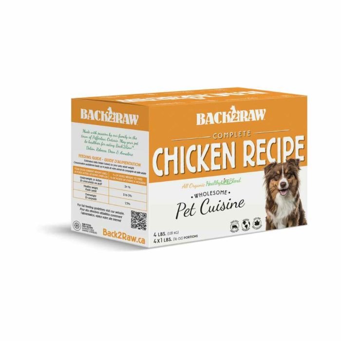 B2R, COMPLETE, BACK 2 RAW, RAW, BULK, CHICKEN