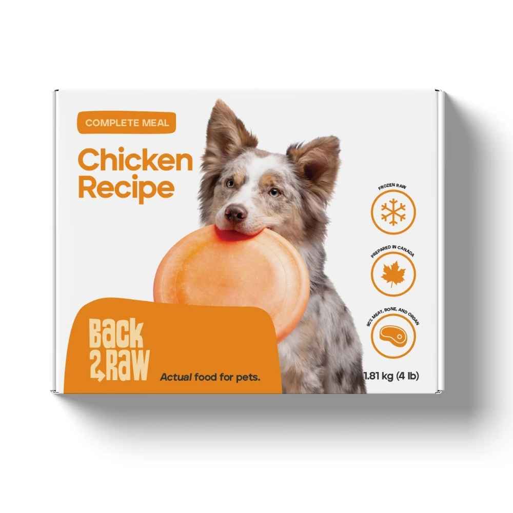 Complete Chicken Recipe 4lb B2R, COMPLETE, BACK 2 RAW, RAW, BULK, CHICKEN