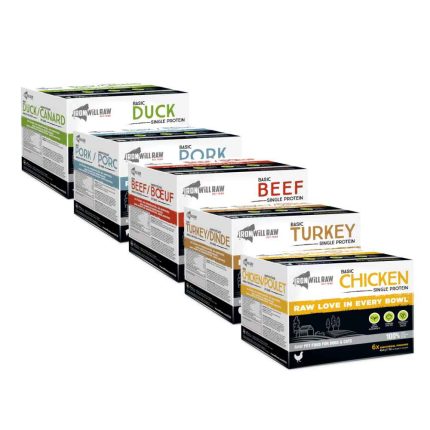 Iron Will Raw, IWR, Raw, Raw Food, Bulk, Canine, Basic, Single Protein