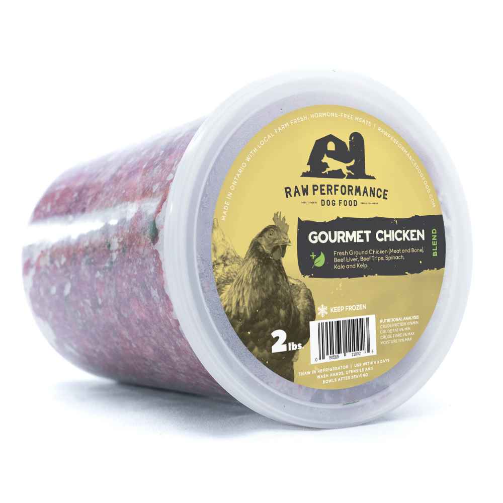 Raw Performance Gourmet Blends Chicken 2lb Raw Performance Gourmet Blends, RP, Raw Performance, Gourmet Blend, Gourmet, Raw, Raw Dog Food, Dog, Bulk, Complete