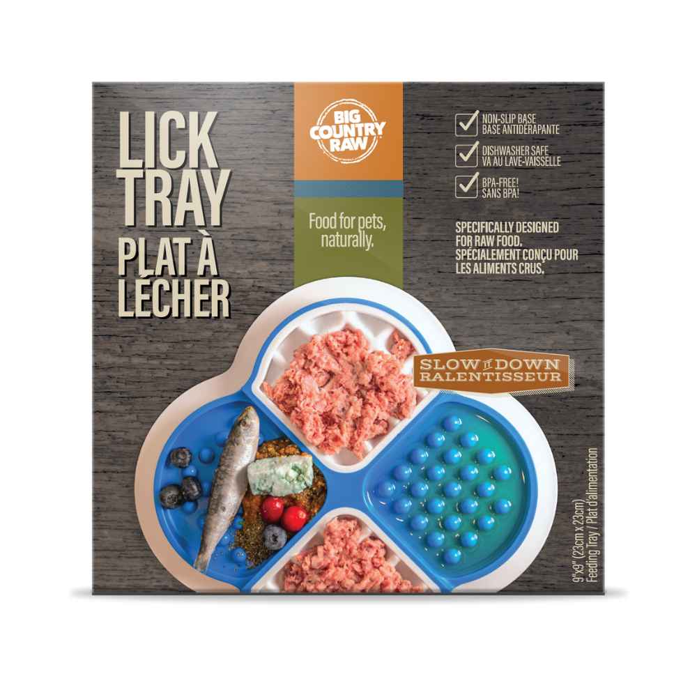 BCR Lick Tray bcr, big country raw, lick tray, tray, lick mat, feeding accessory