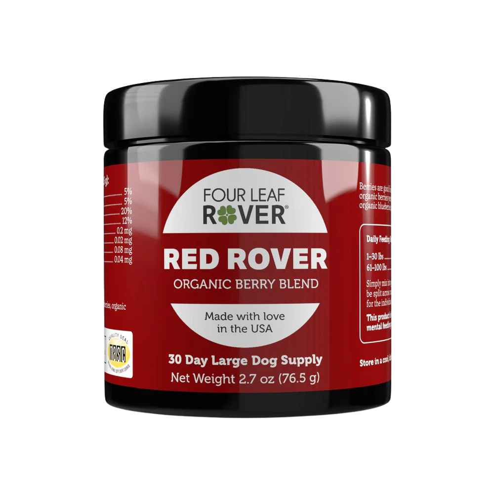 FLR Red Rover FLR, Four Leaf Rover, Red Rover, Quercetin, Vitamin, Mineral, Fiber, Antioxidant