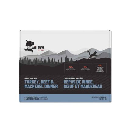 Iron Will Raw Feline Complete Meals, IWR, Iron Will Raw, Raw Cat Food, Raw, Cat, Kitten, Complete