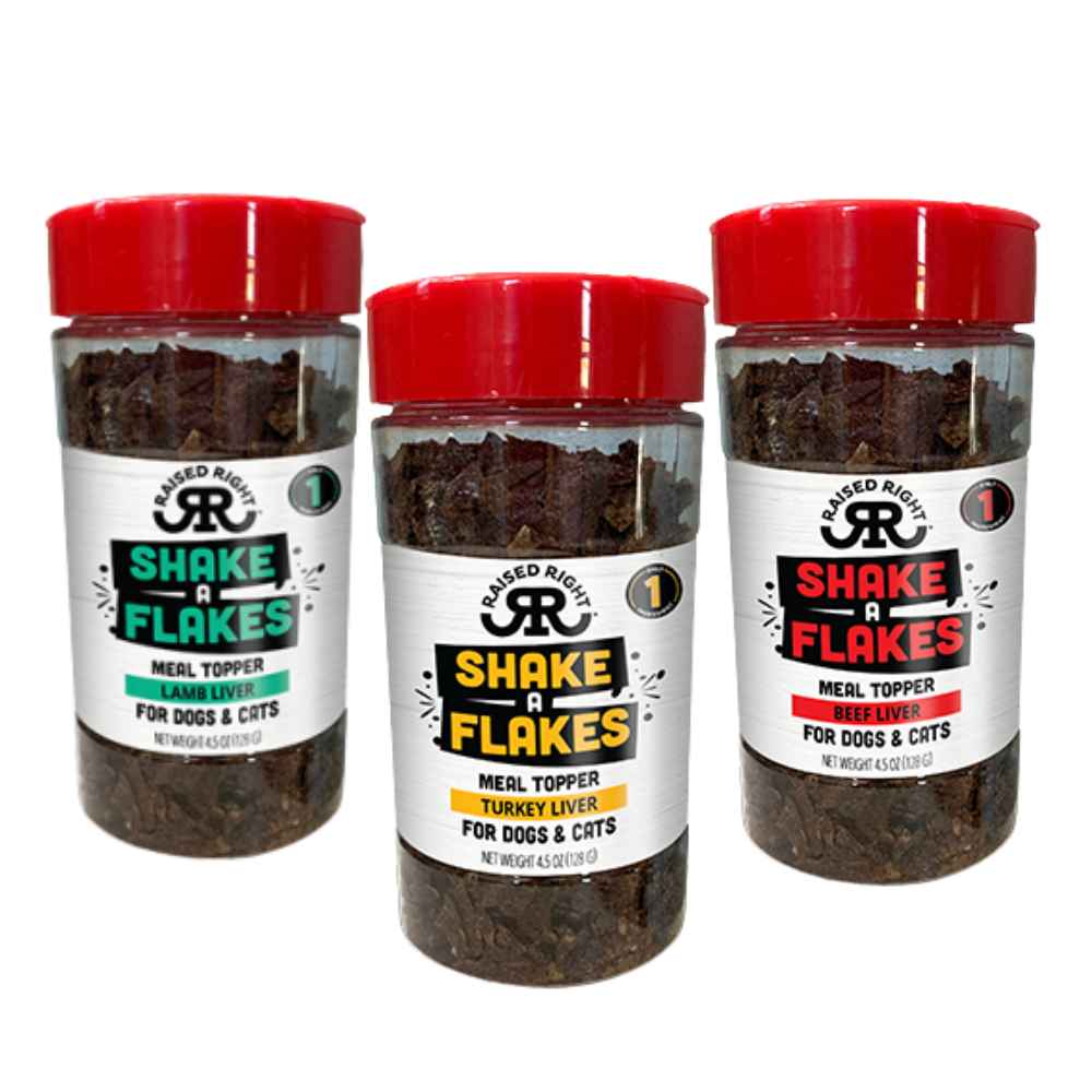 Raised Right Shake a Flakes Toppers Raised Right Shake a Flakes Toppers, Raised Right, Shake a Flakes, Flakes, Topper, Liver