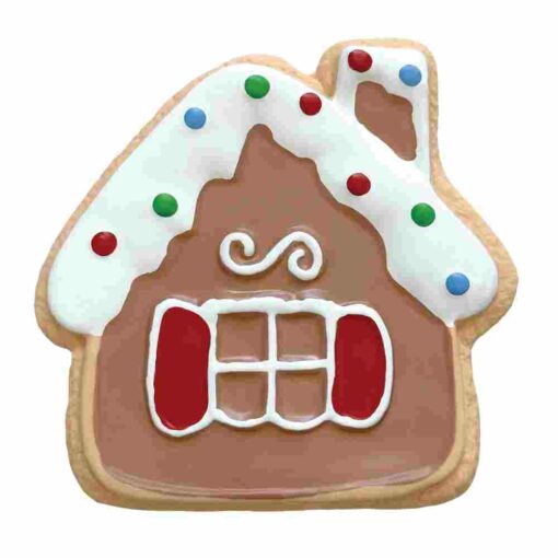 Holiday Cookies for Santa - Gingerbread House