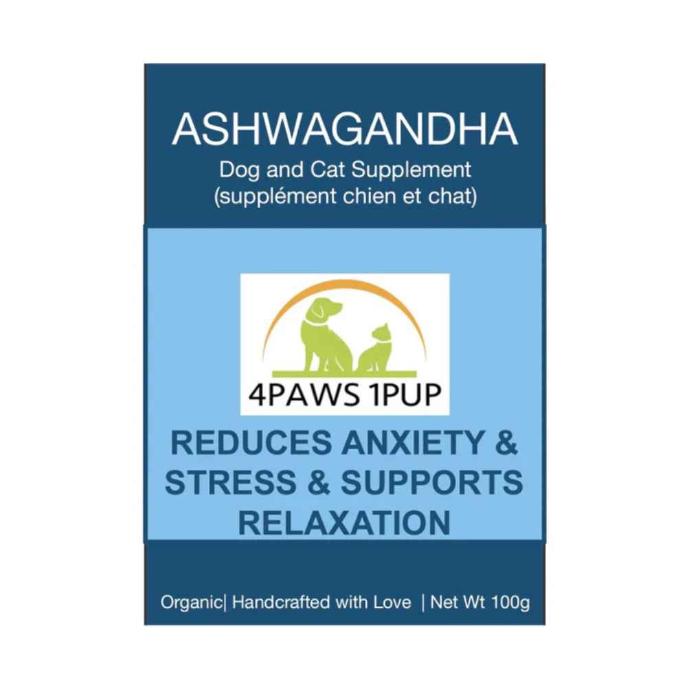 4Paws 1Pup Ashwagandha Powder 4Paws 1Pup, Ashwagandha, Stress Relief, Supplement