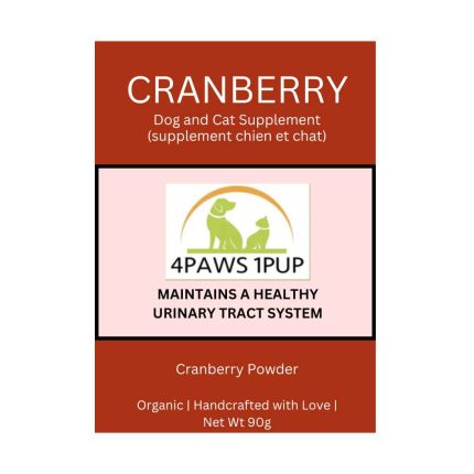 4 Paws 1 Pup, Cranberry, Supplement