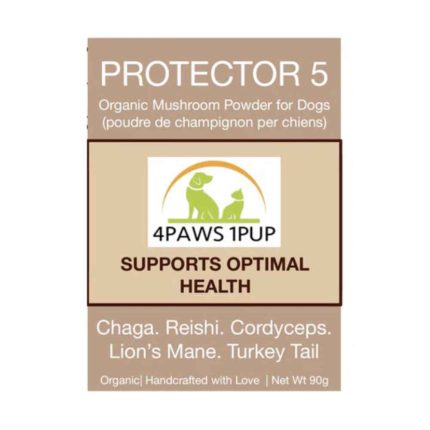 4Paws 1Pup, Protector 5, Mushroom powder, Supplement