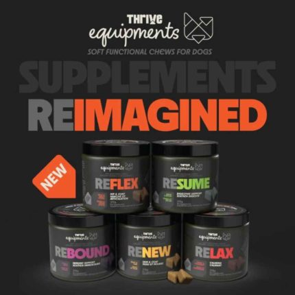 thrive equipments, supplements, chew, big country raw