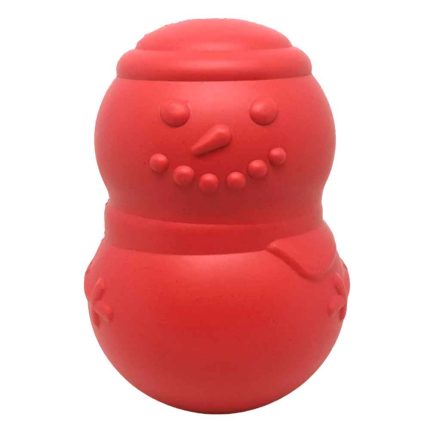 Sodapup Snoman dog chew toy and treat dispensing toy. Made for heavy and aggressive chewers.
