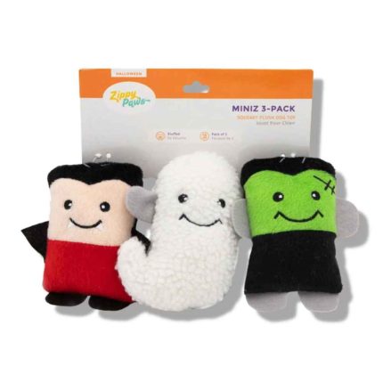 Zippy Paws Halloween Mini 3 pack, Zippy Paws, Halloween, Plush, Small Dog, Toy