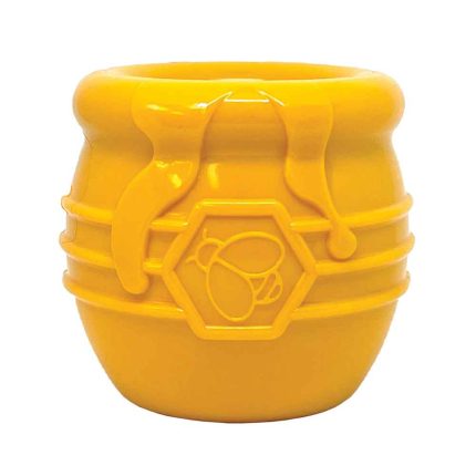 SODAPUP Honey Pot Durable PUP-X Rubber Treat Dispenser & Enrichment Toy