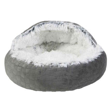 Bud'z Cosmos Hood Bed, Grey, Cat, Dog