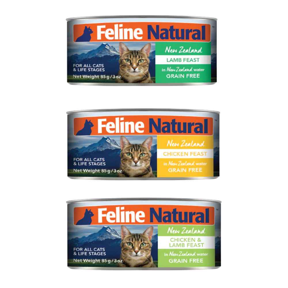 Feline Naturals Canned Food Feline Naturals Canned Wet Cat Food. Clean and Natural Ingredients.