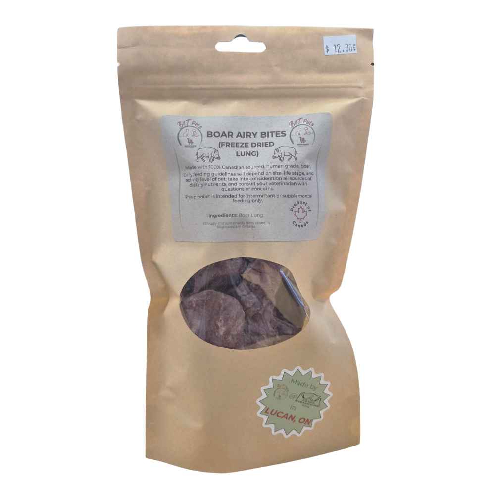 B&T Boar Airy Bites Boar Airy Bites, Boar, Treats, Bites, Dehydrated