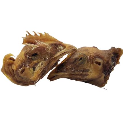 Chicken head, dehydrated, snack bar