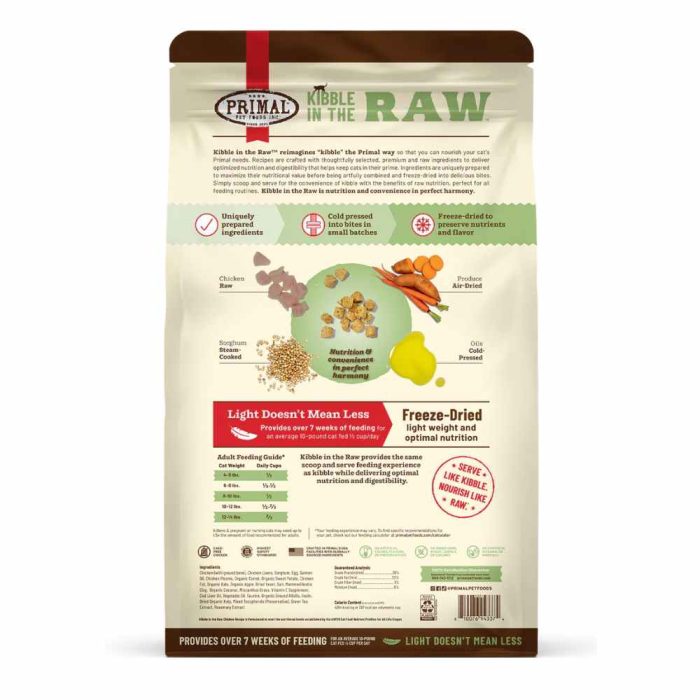 KITR CAT CHICKEN BACK Freeze Dried Primal Cat Food