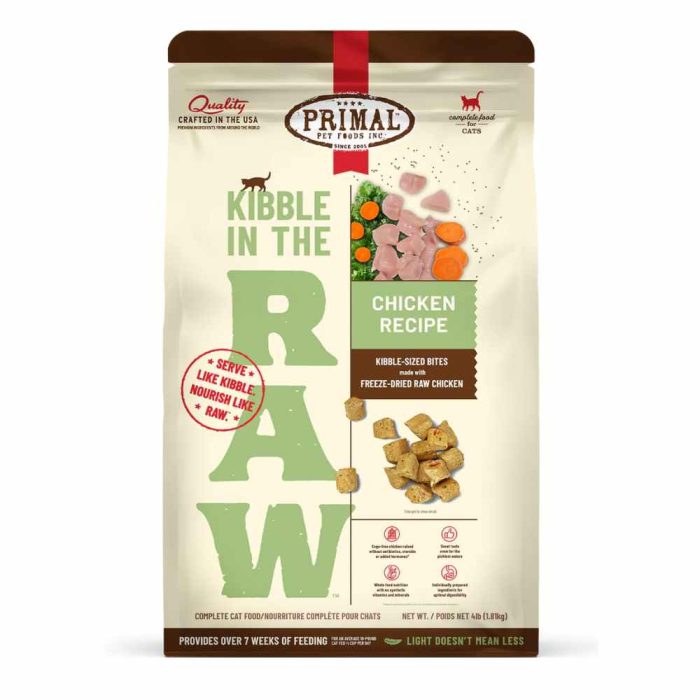 KITR CAT CHICKEN FRONT Freeze Dried Primal Cat Food