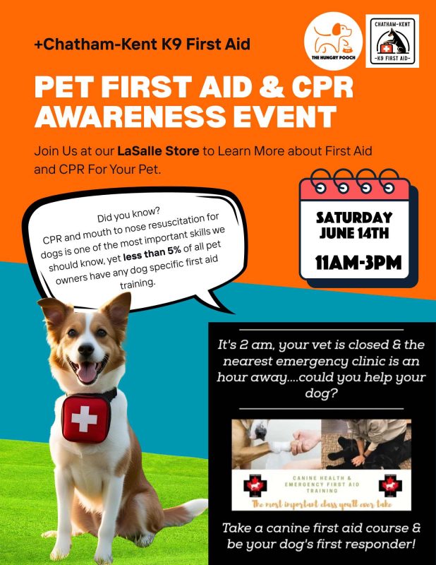 CK K9 First Aid Event 2025 LaSalle Poster