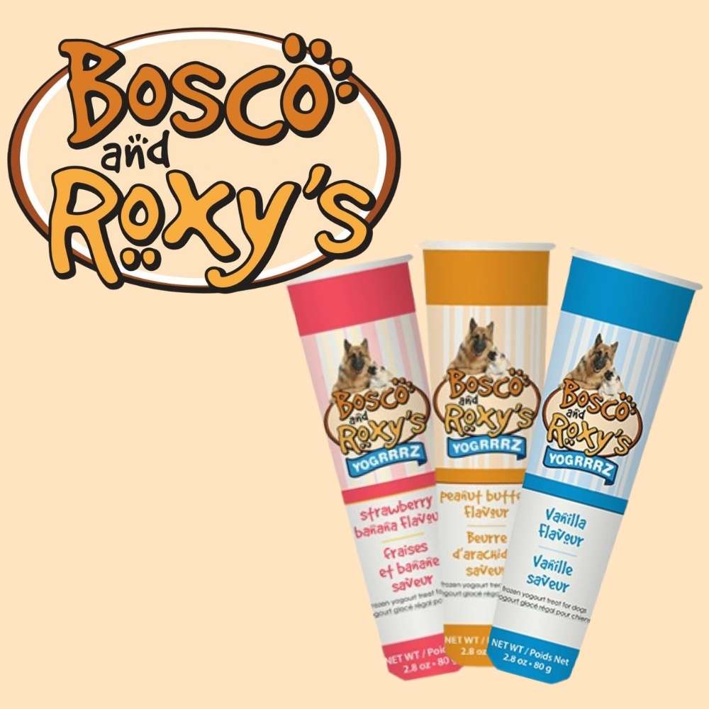 Bosco & Roxy's Bosco and Roxy's Ice Cream for dogs Peanut Butter Strawberry Frozen Treat