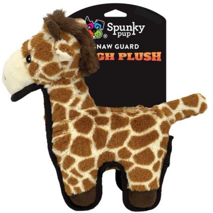 Spunky Pup Giraffe Durable triple-layered, double-stitched Squaker