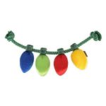 Pet PLAY Christmas Light Rope Toy Squeak Durable