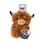 Tall Tails Highland Cow, Tall Tail, Plush, Toy, Squeaky, Plush Toy