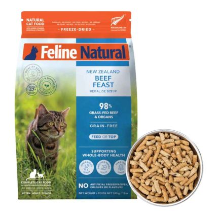 Feline Natural Freeze-Dried Cat Food, Feline Natural, K9 Natural, Freeze-dried, Freeze-dried Food, Cat, Cat Food, Topper, Limited Ingredient