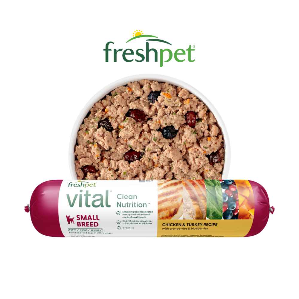 Freshpet Vital Small Breed Freshpet Vital, Freshpet, Vital, Cooked Food, Steamed Food, Steamed, Cooked, Dog, Dog Food, Small Breed