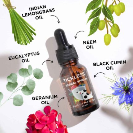 Tickless Herbal Shield, Herbal, Herb, Tick, Flea, Flea & Tick, Preventative, Herbal Oil Blend, Oil, Essential Oil