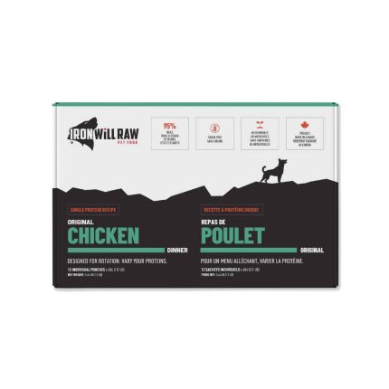 IWR Canine Original Dinners, IWR, Iron Will Raw Original Dinners, Dinner, Original Recipe, Original, Raw Food, Raw, Bulk