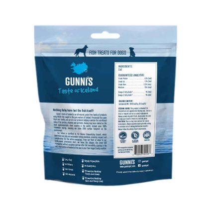 Gunni Cod Baby Bites, Gunni's, Dog, Treat, Dog Treat, Air-dried, Snack, Training, Training Treat, Bite, Cod, Fish, Omega-3