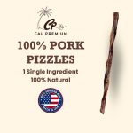 Cal Premium Pork Pizzles 10", Cal Premium, Pork, Pork Pizzle, Bully, Bully Stick, Single Protein, Snack Bar, Treat, Chew